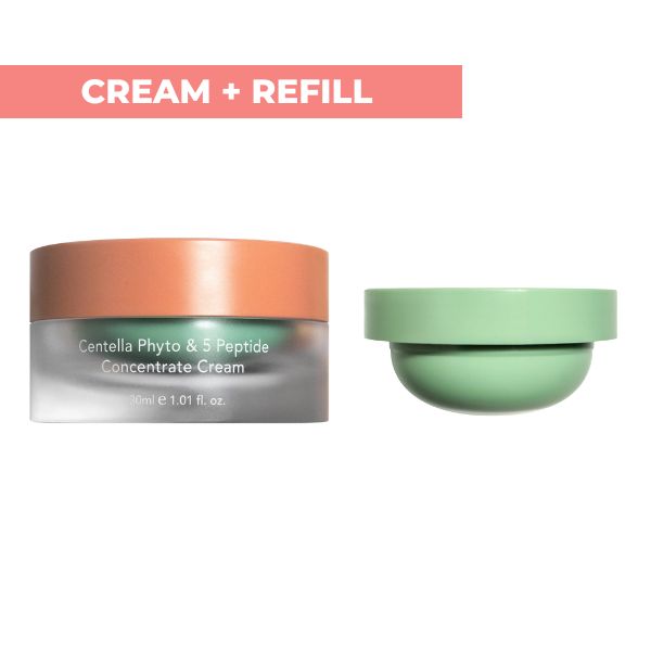 Haruharu Wonder Centella Phyto & 5 Peptide Concentrate Cream + REFILL