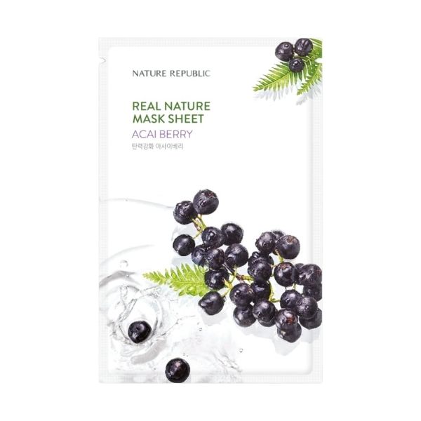 Real Nature Mask Sheet Acaiberry 23ml Special Edition