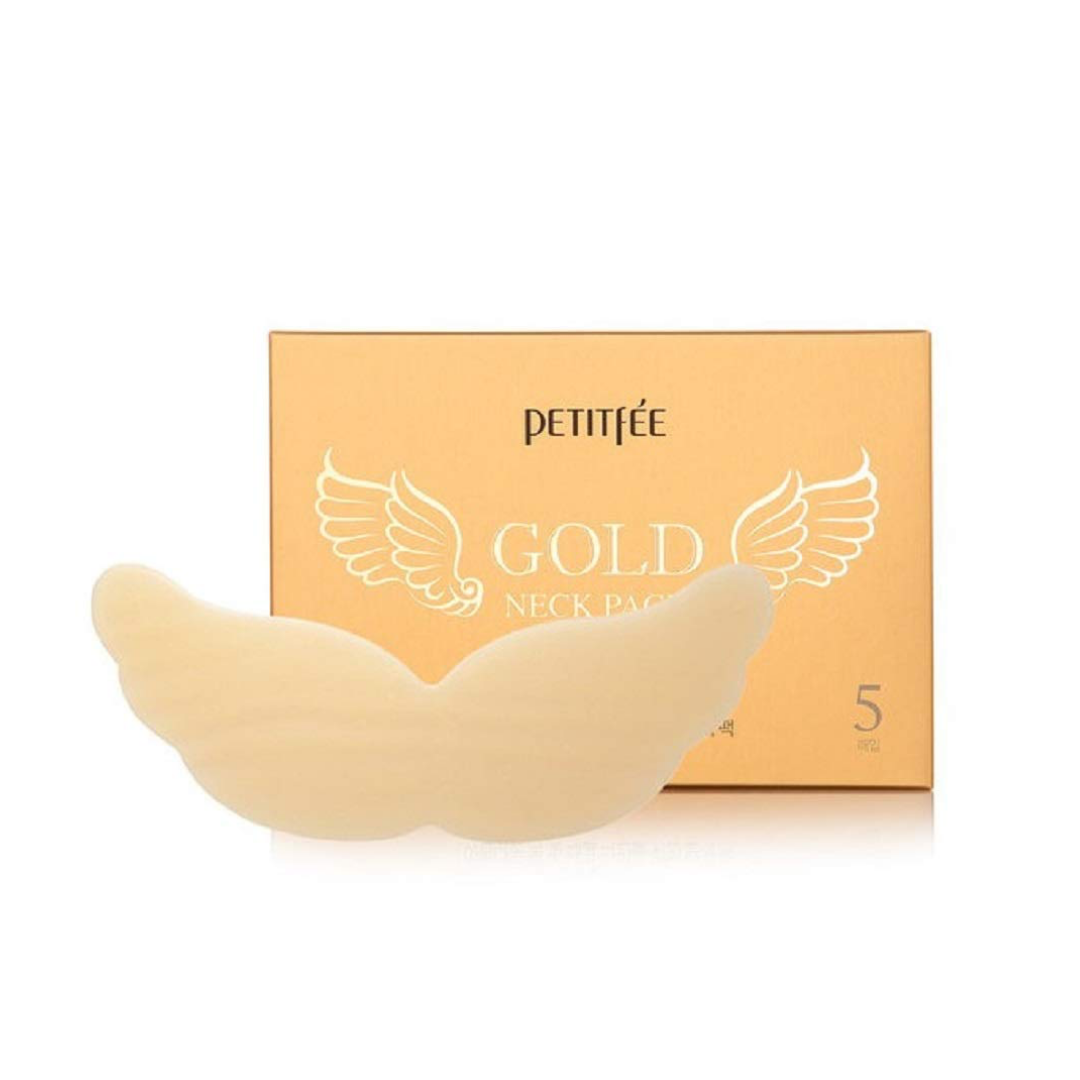 Gold Hydrogel Neck Mask (5 unidades)
