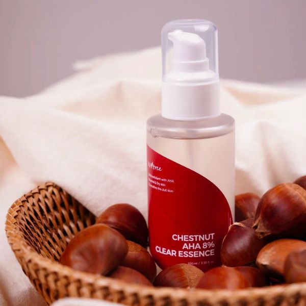 Isntree Chestnut AHA 8% Clear Essence - Imagen 3
