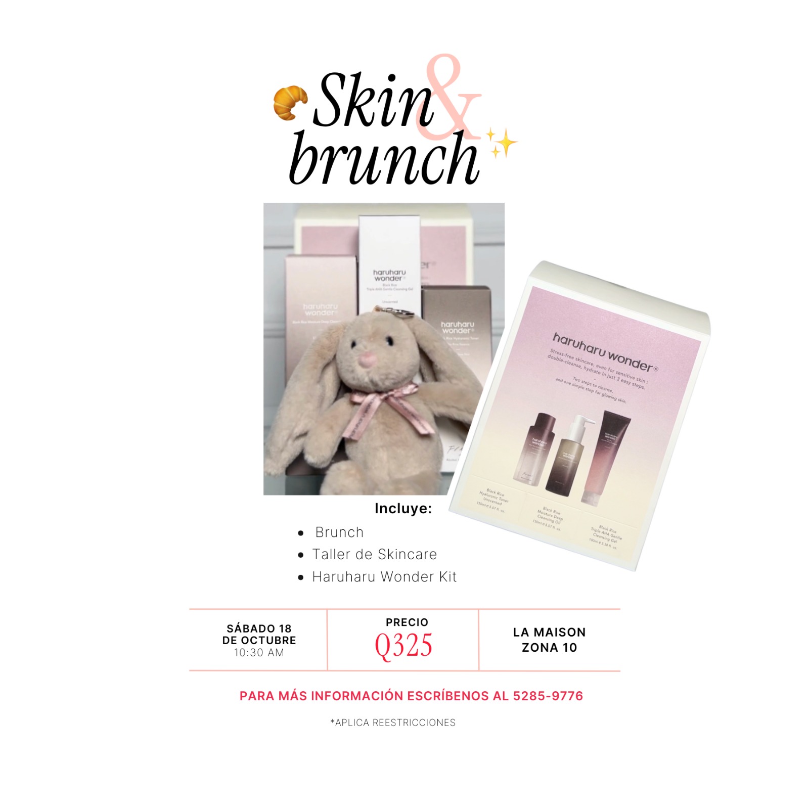 BRUNCH & SKIN by KALON 18 de octubre 2025