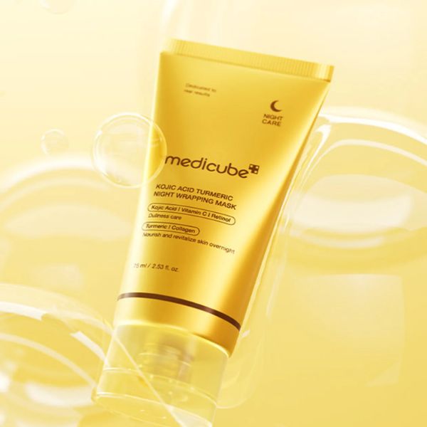 Medicube Kojic Acid Turmeric Night Wrapping Mask - Imagen 3