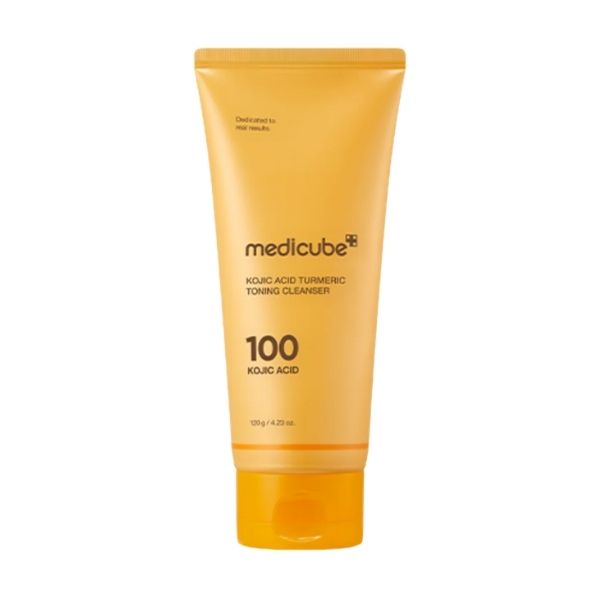 MEDICUBE Kojic Acid Turmeric Toning Cleanser 120g