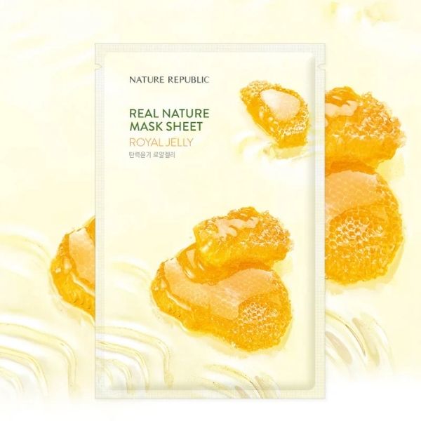 Real Nature Mask Sheet Royal Jelly 23ml Special Edition - Imagen 2