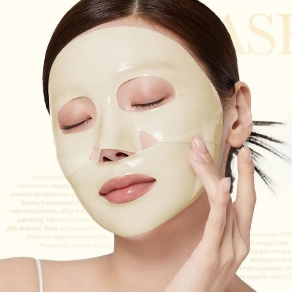 Medicube Kojic Acid Turmeric Brightening Gel Mask (4EA) - Imagen 2
