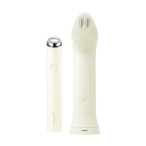 Medicube AGE-R Booster Pro Mini Plus Beige + Cleanser Head Beige