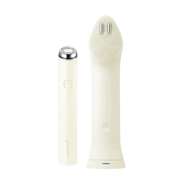 Medicube AGE-R Booster Pro Mini Plus Beige + Cleanser Head Beige