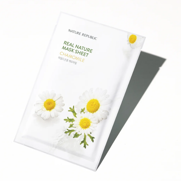 Real Nature Mask Sheet Chamomile 23ml - Imagen 2
