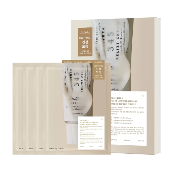 Dr.Althea 345 Relief Cream Mask (4EA)